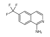 6-(三氟甲基)异喹啉-1-胺结构式