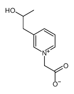 1-(1-carboxymethyl)-3-(2-hydroxypropyl)pyridinium betaine structure