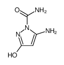 1H-Pyrazole-1-carboxamide,5-amino-2,3-dihydro-3-oxo-(9CI) picture