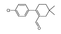 1-Cyclohexene-1-carboxaldehyde, 2-(4-chlorophenyl)-5,5-dimethyl- structure