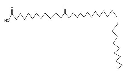 13-Keto-hexatriacontansaeure Structure