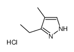 3-Ethyl-4-methyl-1H-pyrazole hydrochloride structure