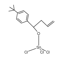 ((1-(4-(tert-butyl)phenyl)but-3-en-1-yl)oxy)trichlorostannane结构式