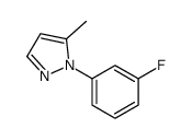 1-(3-FLUOROPHENYL)-5-METHYL-1H-PYRAZOLE图片