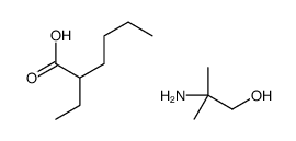 2-amino-2-methylpropan-1-ol,2-ethylhexanoic acid结构式