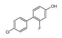 4-(4-chlorophenyl)-3-fluorophenol结构式