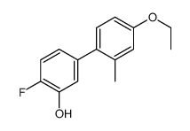 5-(4-ethoxy-2-methylphenyl)-2-fluorophenol Structure