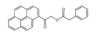 2-oxo-2-(pyren-3-yl)ethyl 2-phenylacetate Structure