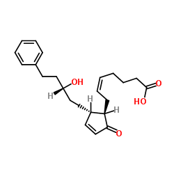 17-phenyl trinor-13,14-dihydro Prostaglandin A2 structure