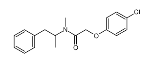 2-(4-Chlorophenoxy)-N-methyl-N-(1-methyl-2-phenylethyl)acetamide Structure