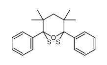 2,2,4,4-tetramethyl-1,5-diphenyl-8-oxa-6,7-dithiabicyclo[3.2.1]octane Structure