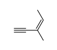 (2Z)-3-Methyl-2-pentene-4-yne结构式