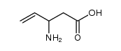 (RS)-3-amino-pent-4-enoic acid Structure