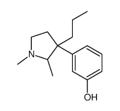 3-(1,2-Dimethyl-3-propyl-3-pyrrolidinyl)phenol Structure