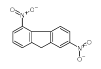 9H-Fluorene,2,5-dinitro- Structure