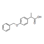 2-[4-(Benzyloxy)phenyl]propanoic Acid Structure