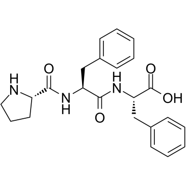 Pro-Phe-Phe结构式