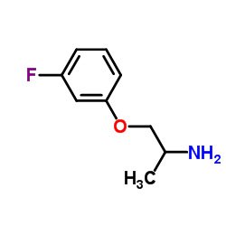 1-(3-Fluorophenoxy)-2-propanamine结构式