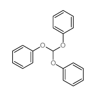 Benzene,1,1',1''-[methylidynetris(oxy)]tris- Structure