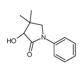 (3R)-3-hydroxy-4,4-dimethyl-1-phenylpyrrolidin-2-one结构式