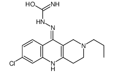 [(7-chloro-2-propyl-3,4-dihydro-1H-benzo[b][1,6]naphthyridin-10-yl)amino]urea结构式