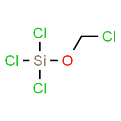 (Chloromethoxy)trichlorosilane structure