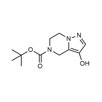 tert-Butyl 3-hydroxy-6,7-dihydropyrazolo[1,5-a]pyrazine-5(4H)-carboxylate structure