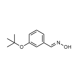 N-{[3-(tert-butoxy)phenyl]methylidene}hydroxylamine structure