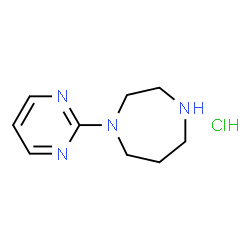 1-(Pyrimidin-2-yl)-1,4-diazepane (2HCl)结构式