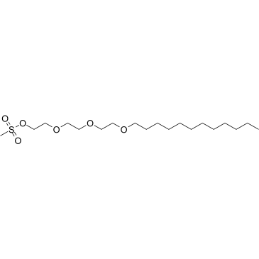 MS-PEG3-dodecyl structure