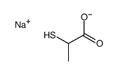 sodium 2-sulfanylpropanoate结构式