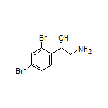 (S)-2-氨基-1-(2,4-二溴苯基)乙醇结构式