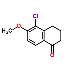 5-Chloro-6-methoxy-3,4-dihydro-1(2H)-naphthalenone Structure