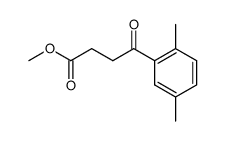 β-(2,5-Dimethyl-benzoyl)-propionsaeure-methylester Structure