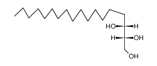 (2R,3R)-octadecane-1,2,3-triol Structure