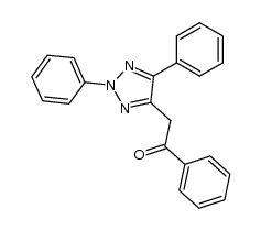 2,4-diphenyl-5-phenacyl-1,2,3-triazole结构式