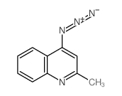 Quinoline,4-azido-2-methyl-结构式