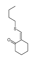 2-(butylsulfanylmethylidene)cyclohexan-1-one Structure