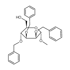 methyl 2,3,4,6-tetra-O-benzyl-1α-D-mannopyranoside Structure