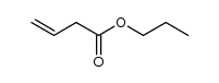 propyl 3-butenoate结构式