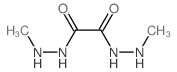 OXALIC ACID, BIS(2-METHYLHYDRAZIDE) Structure