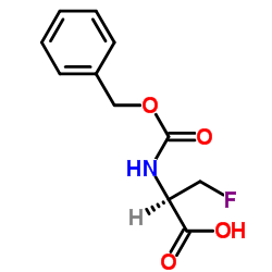 N-[(Benzyloxy)carbonyl]-3-fluoroalanine structure