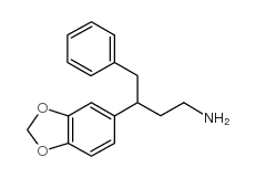 3-Benzo[1,3]dioxol-5-yl-4-phenyl-butylamine structure