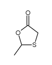 2-methyl-1,3-oxathiolan-5-one Structure