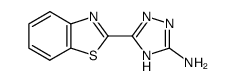 1H-1,2,4-Triazol-3-amine,5-(2-benzothiazolyl)-(9CI) Structure