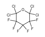 2,2,6,6-tetrachloro-hexafluoro-tetrahydro-pyran Structure