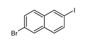 2-Bromo-6-iodonaphthalene Structure