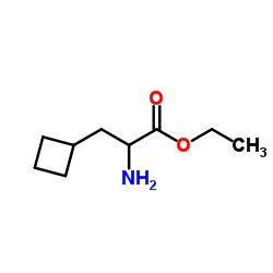 Ethyl 3-cyclobutylalaninate structure