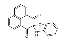 2-anilino-2-hydroxy-phenalene-1,3-dione Structure