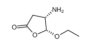 (4S. 5R)-4-Amino-5-ethoxy-dihydro-furan-2-one结构式